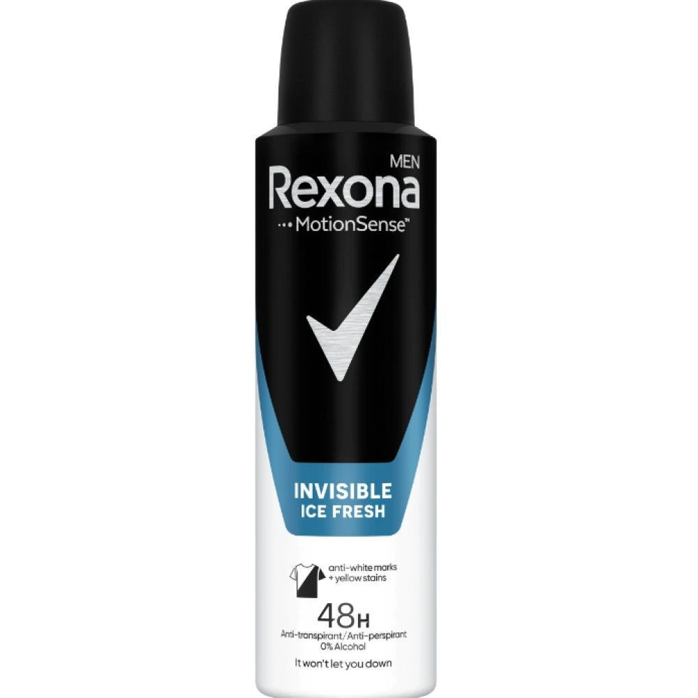 Rexona Men Invisible Ice Fresh Дезодорант спрей 150мл -