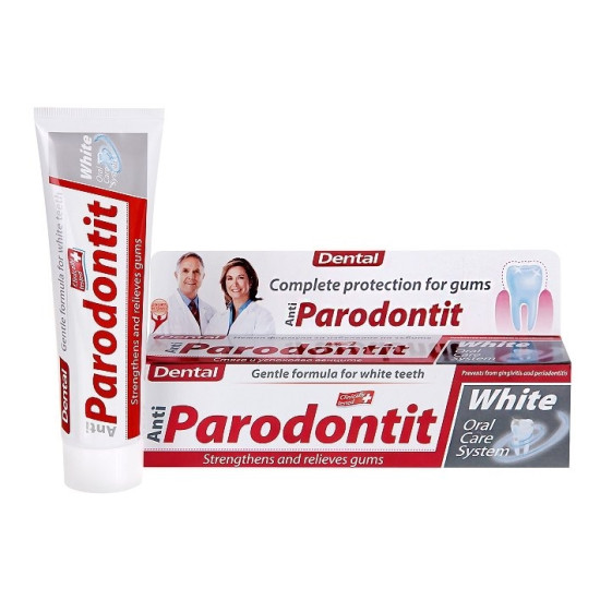 ДЕНТАЛ ANTI-PARODONTIT WHITE паста за зъби 100 мл
