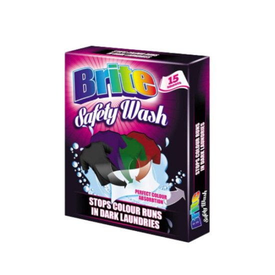 BRITE DARK цветоулавящи кърпички за тъмно пране х 15 бр