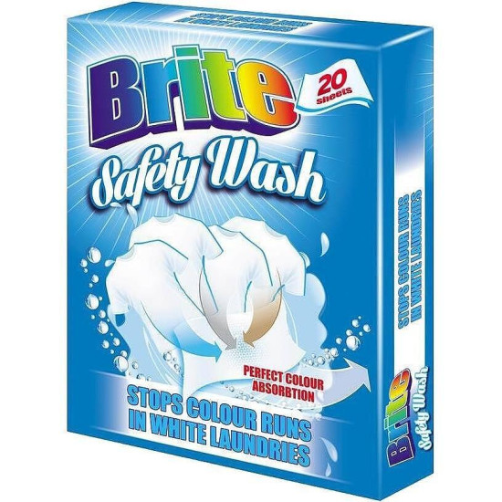 BRITE WHITE цветоулавящи кърпички за бяло пране х 20 бр
