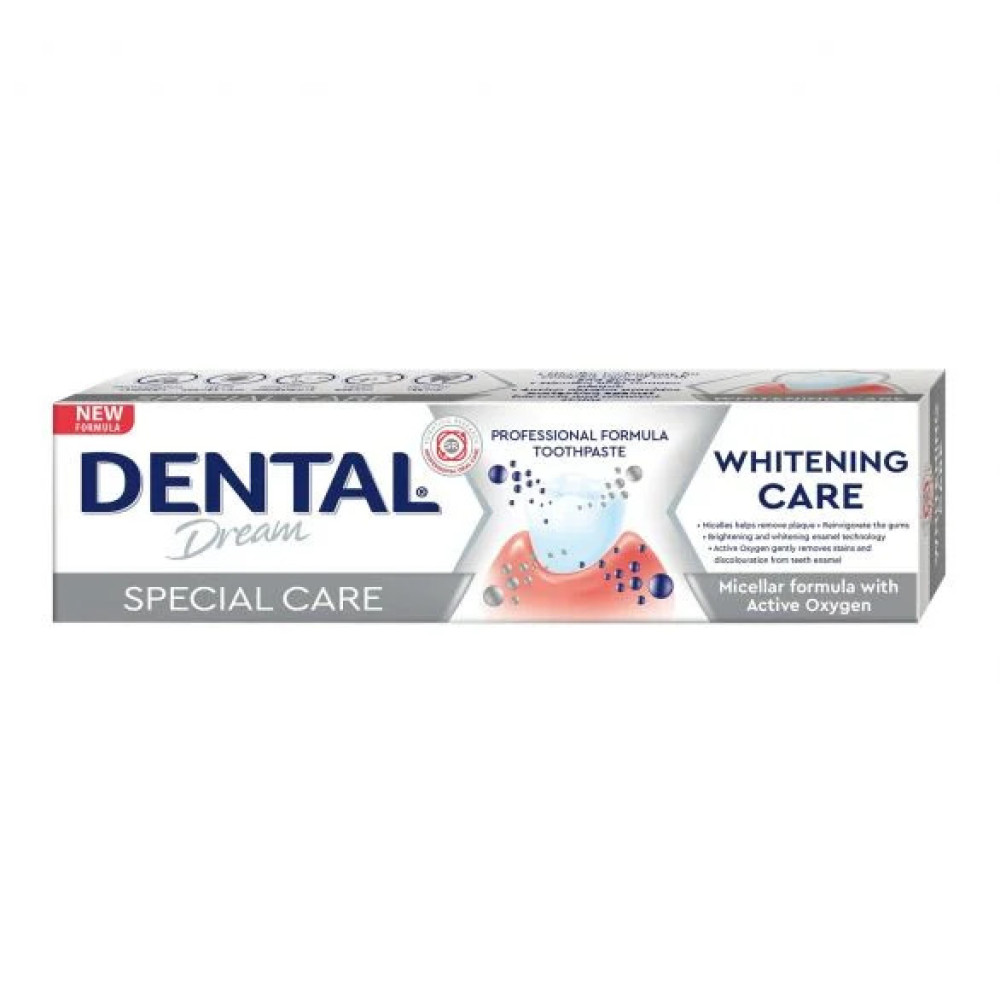ДЕНТАЛ DREAM SPECIAL CARE WHITENING CARE избелваща паста за зъби 75 мл - Орална хигиена