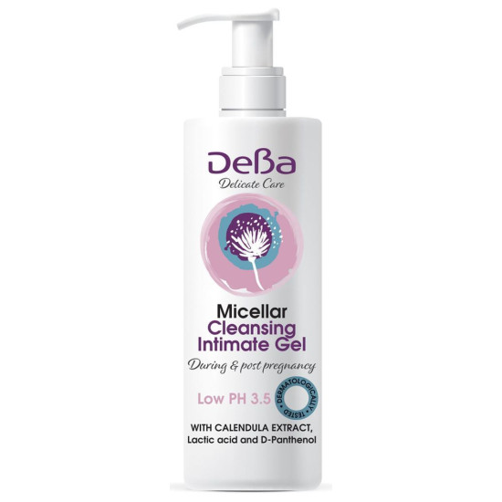 ДЕВА MICELLAR CLEANSING INTIMATE GEL CALENDULA интимен гел за бременни с Невен и Млечна киселина 200 мл
