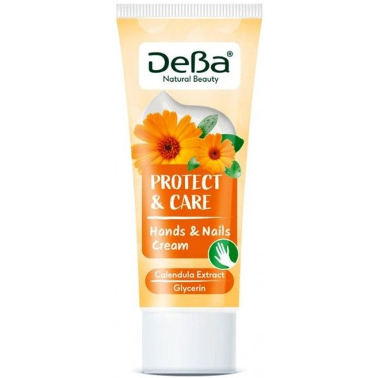 ДЕВА NATURAL BEAUTY PROTECT & CARE крем за ръце и нокти с екстракт от Невен и глицерин 75 мл
