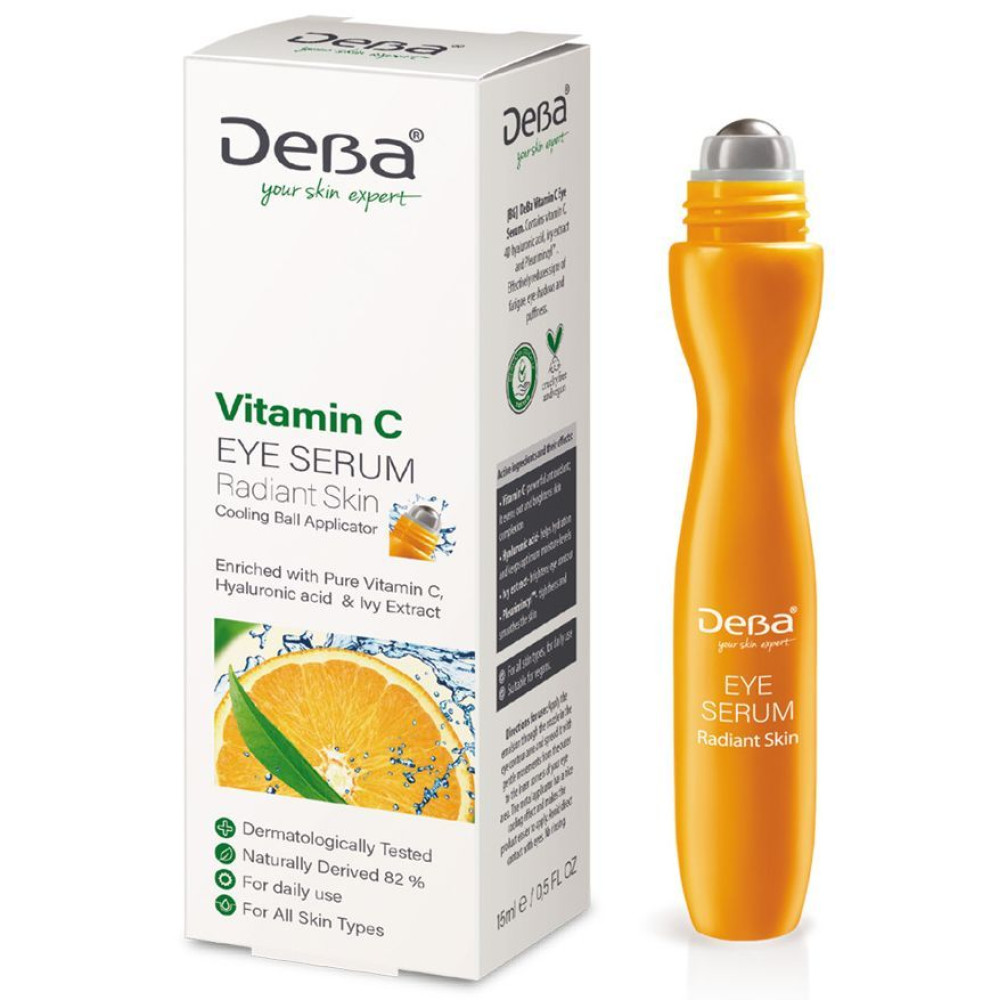 ДЕВА VITAMIN C EYE SERUM серум за очи с Витамин C и Хиалуронова киселина за всеки тип кожа 200 мл - Грижа за лицето