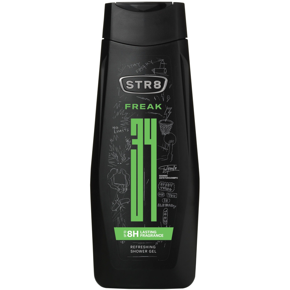 СТР 8 FR34K душ-гел за мъже 400 мл - Грижа за тялото