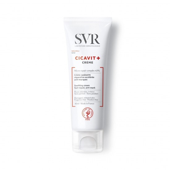 ᐉ SVR CICAVIT+ 15 мл успокоявящ и възстановяващ крем за увредена и раздразнена кожа 40 мл