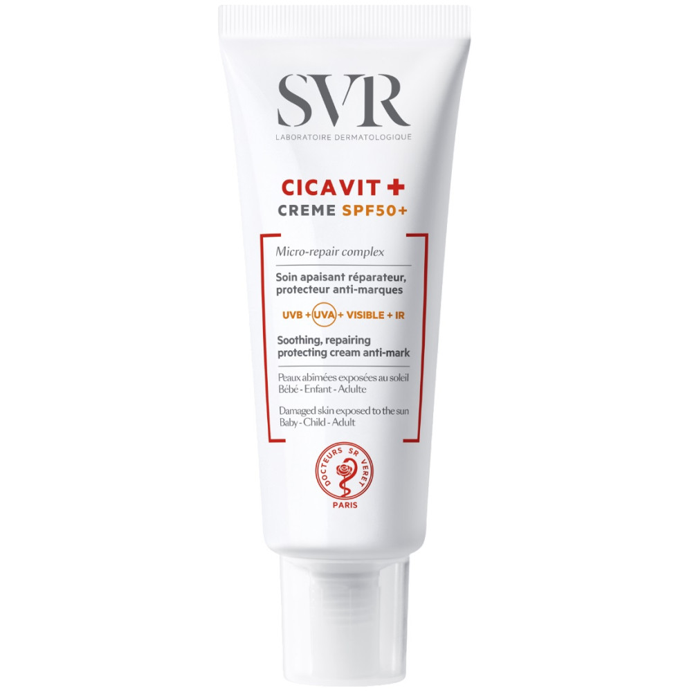 SVR CICAVIT+ SPF50+ успокоямащ,слънцезащитен крем 40 мл - Слънцезащита SVR CICAVIT+ SPF50+ успокоямащ,слънцезащитен крем 40 мл - Слънцезащита