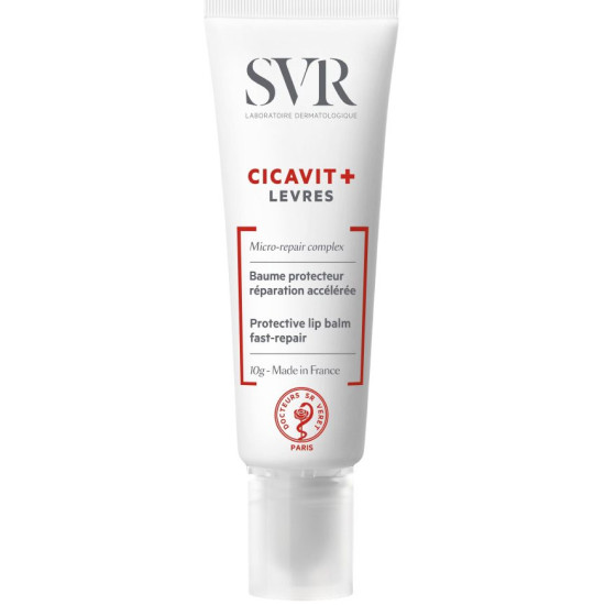 SVR CICAVIT+ LEVRES BALM възстановяващ и предпазващ балсам за сухи и напукани устни 10 г