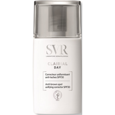 SVR CLAIRIAL DAY SPF30 дневен депигментиращ слънцезащитен крем-коректор за лице с цвят 30 мл