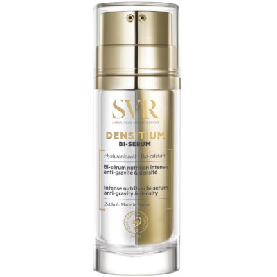 SVR DENSITUM BI-SERUM интензивно подхранващ анти-ейдж серум с двойно действие за лице и шия за суха зряла (45+) кожа 2 х 15 мл