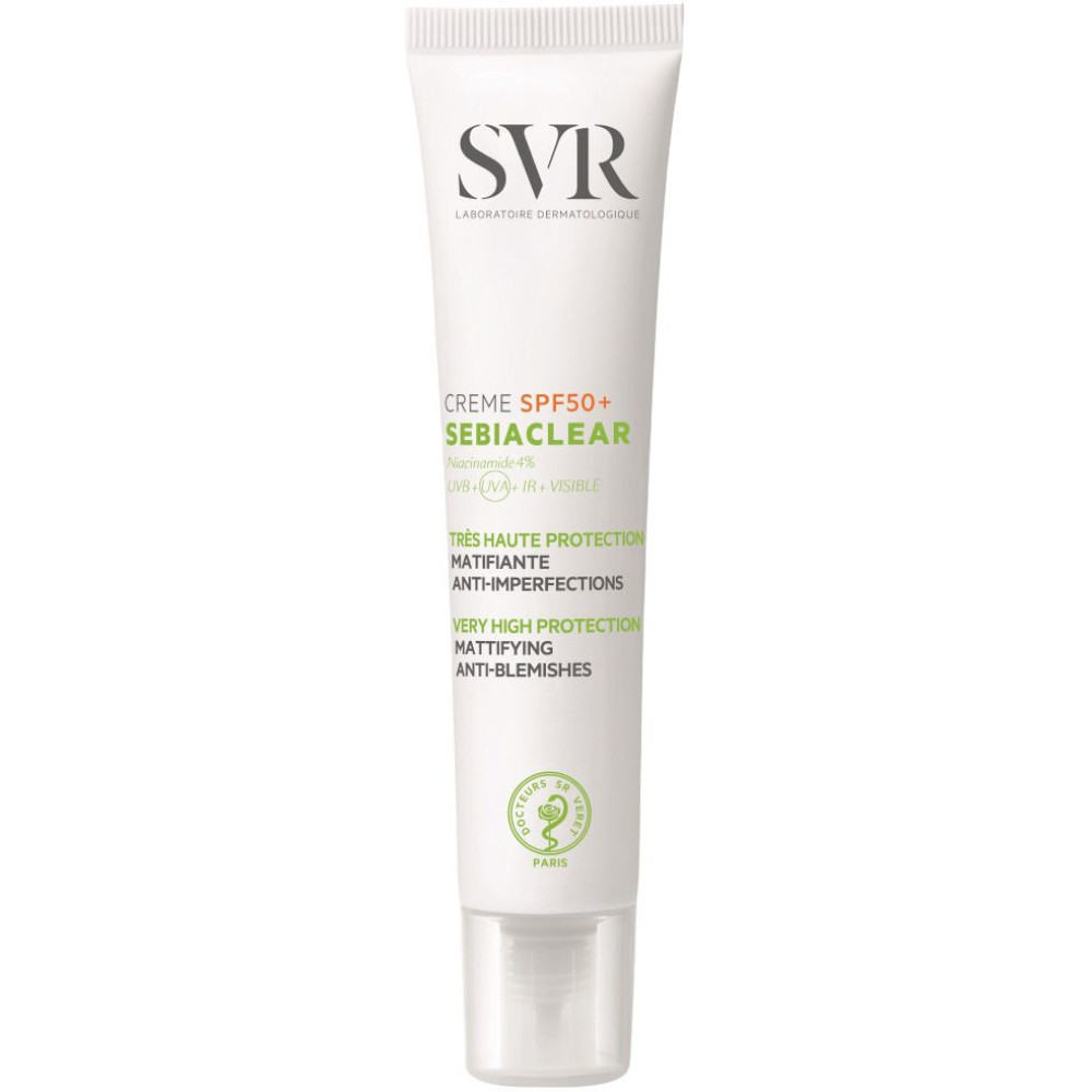 SVR Sebiaclear SPF50 Крем слънцезащитен за мазна кожа 50мл -