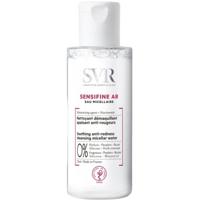 SVR SENSIFINE AR мицеларна вода за лице за чувствителна склонна към зачервяване кожа 75 мл