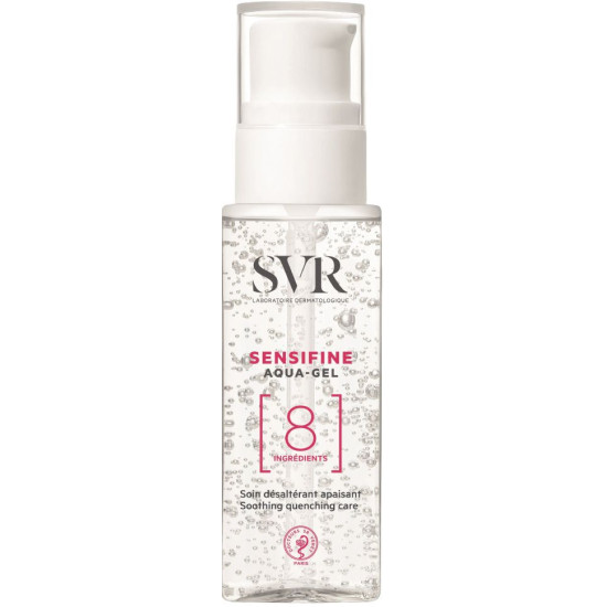 SVR SENSIFINE AQUA-GEL (8 съставки) успокояващ и освежаващ аква гел за лице за чувствителна кожа 40 мл