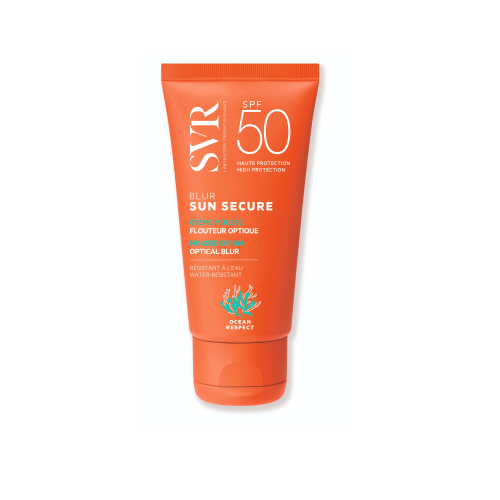SVR SUN SECURE BLUR SPF50 слънцезащитен крем за лице 50 мл - Грижа за лицето и тялото