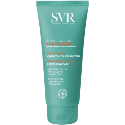 SVR SUN SECURE AFTER SUN MILK мляко за след слънце за чувствителна кожа за лице и тяло при бебета деца и възрастни 200 мл