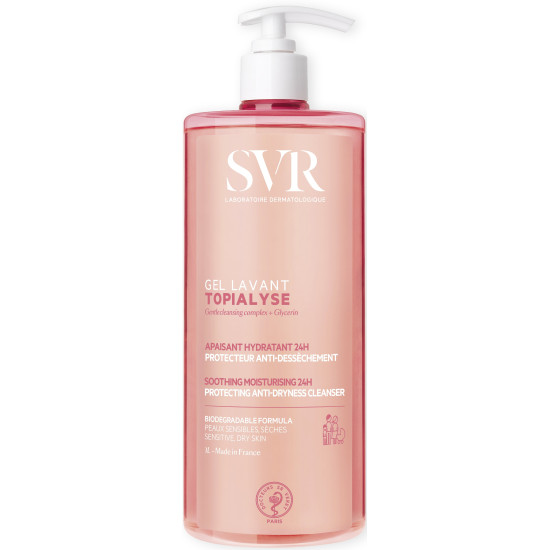 SVR TOPIALYSE GEL LAVANT измивен гел за суха и чувствителна кожа 1 л
