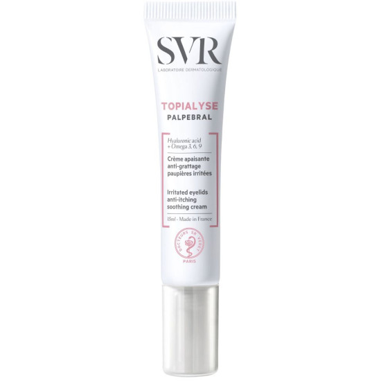SVR PALPEBRAL CREME овлажняващ и успокояващ крем за чувствителни сухи и раздразнени очи и клепачи 15 мл