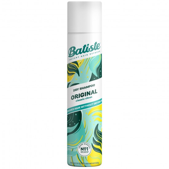BATISTE ORIGINAL сух шампоан с класически свеж аромат 300 мл