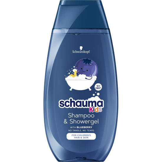 SCHAUMA KIDS шампоан за деца с аромат на боровинка 250 мл