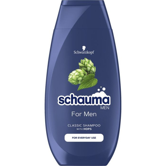 SCHAUMA FOR MEN CLASSIC шампоан за мъже с хмел 250 мл
