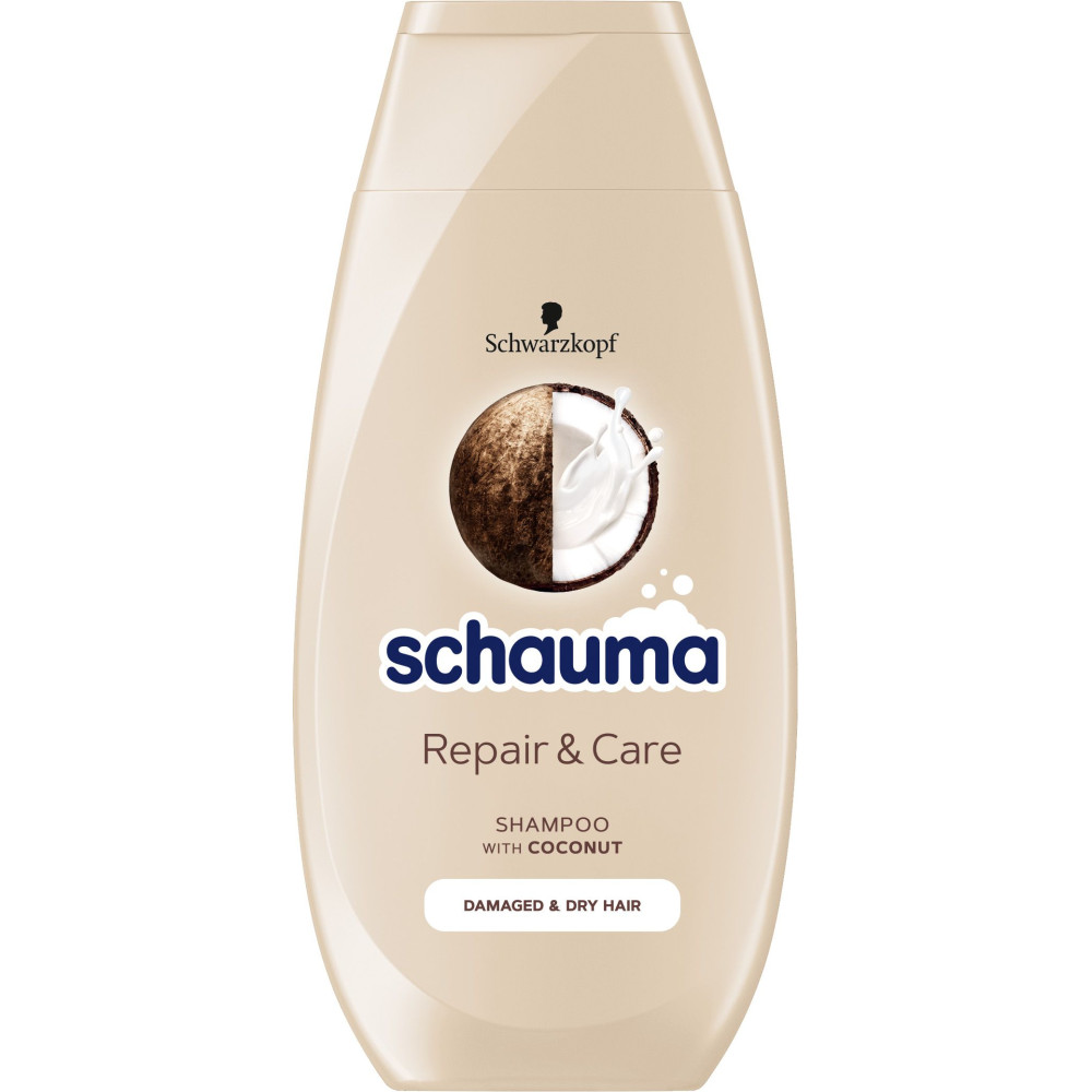 SCHAUMA REPAIR & CARE WITH COCONUT шампоан за суха коса с кокос 250 мл