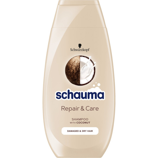 SCHAUMA REPAIR & CARE WITH COCONUT шампоан за суха коса с кокос 250 мл