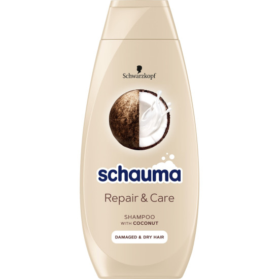 SCHAUMA REPAIR & CARE WITH COCONUT шампоан за суха коса с кокос 400 мл