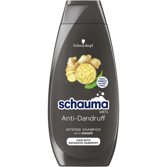 SCHAUMA MEN ANTI-DANDRUFF шампоан против пърхот с джинджифил за мъже 400 мл