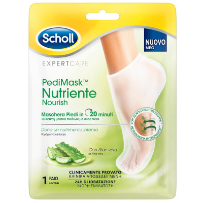 ШОЛ EXPERT CARE FOOT MASK ALOE VERA подхранваща маска за крака с Алое Вера х 1 чифт чорап-маска