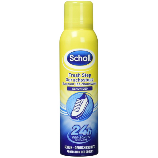 SCHOLL EXPERT CARE FRESH STEP спрей дезодорант ЗА ОБУВКИ против миризма 150 мл