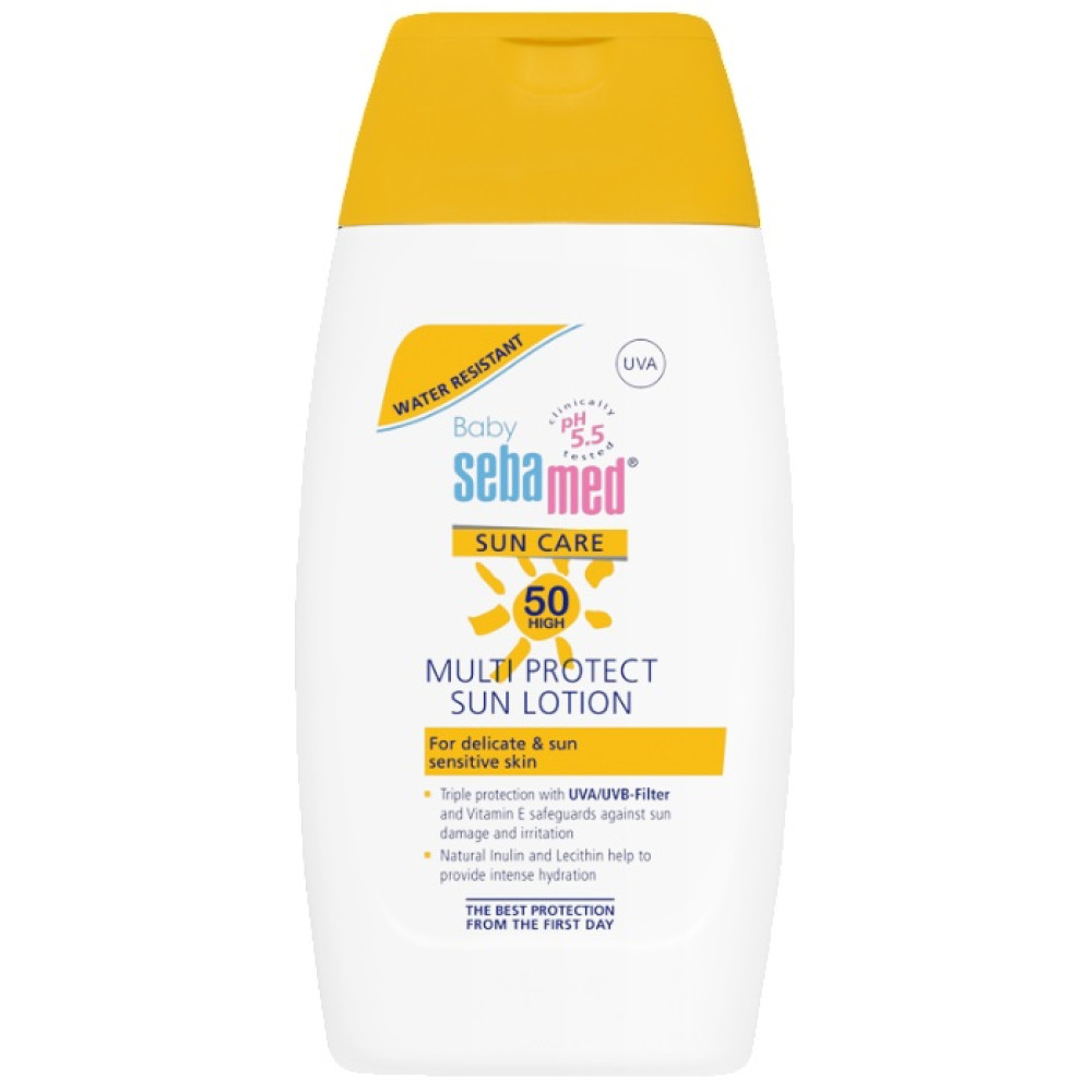 СЕБАМЕД BABY SPF50+ слънцезащитен лосион за деца 200 мл - Бебешка и детска козметика