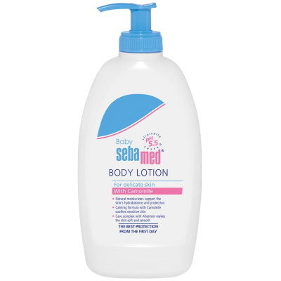 СЕБАМЕД BABY BODY LOTION почистващ бебешки лосион с помпа 400 мл