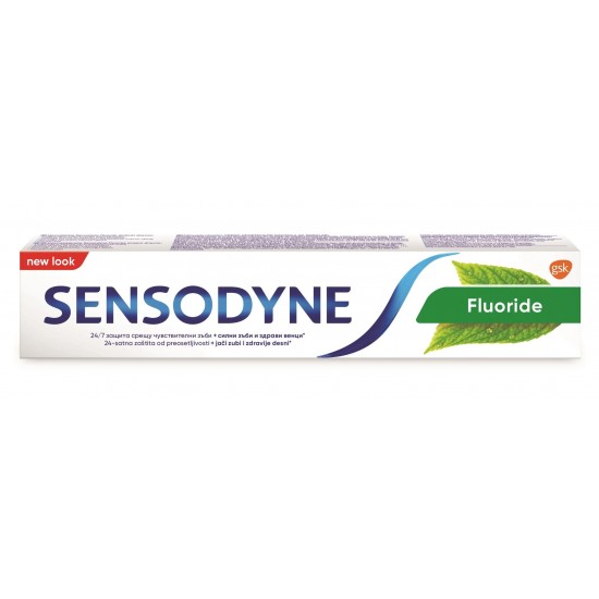 СЕНЗОДИН паста за зъби FLUORIDE с флуорид за силни и здрави венци 75 мл