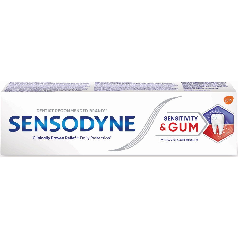 Sensodyne Sensitivity & Gum паста за чувствителни зъби, за здрави венци 75мл. - Sensodyne Sensitivity & Gum паста за чувствителни зъби, за здрави венци 75мл. -