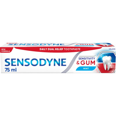 СЕНЗОДИН паста за зъби SENSITIVITY & GUM FRESH MINT 75 мл
