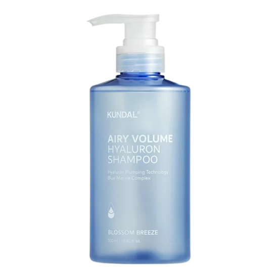 KUNDAL AIRY VOLUME BLOSSOM BREEZE шампоан за коса за обем с Хиалуронова киселина с аромат на Цветен бриз 500 мл