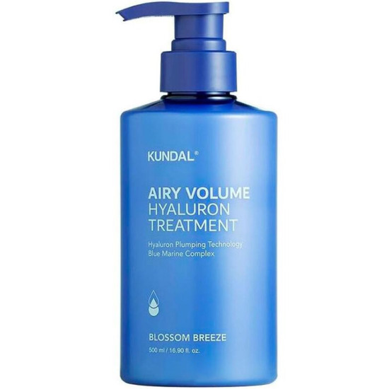 KUNDAL AIRY VOLUME BLOSSOM BREEZE балсам за коса за обем с Хиалуронова киселина с аромат на Цветен бриз 500 мл