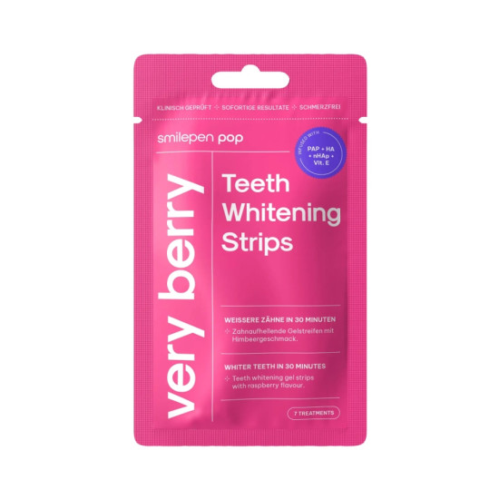 SMILEPEN POP избелващи ленти за зъби VERY BERRY /горски плодове/ 7х2 бр