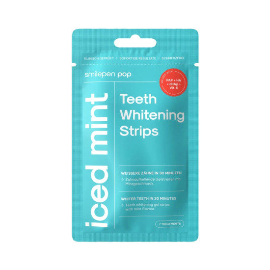 SMILEPEN POP избелващи ленти за зъби ICED MINT /мента/ 7х2 бр