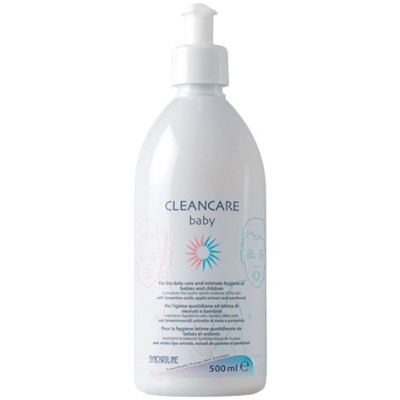 SYNCHROLINE CLEANCARE Baby измивен гел за лице и тяло за бебета и деца за чувствителна кожа 500 мл