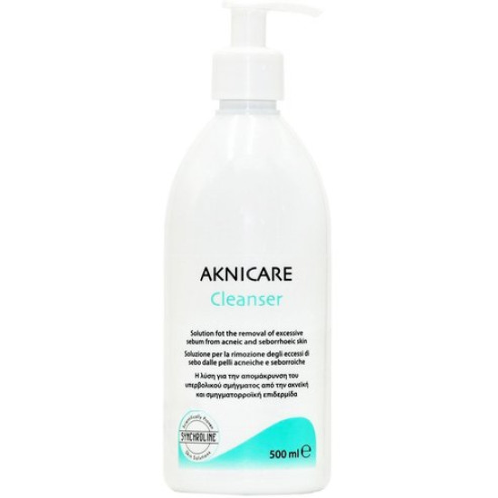 SYNCHROLINE AKNICARE Cleanser почистващ разтвор за лице за мазна и акнеична кожа 500 мл