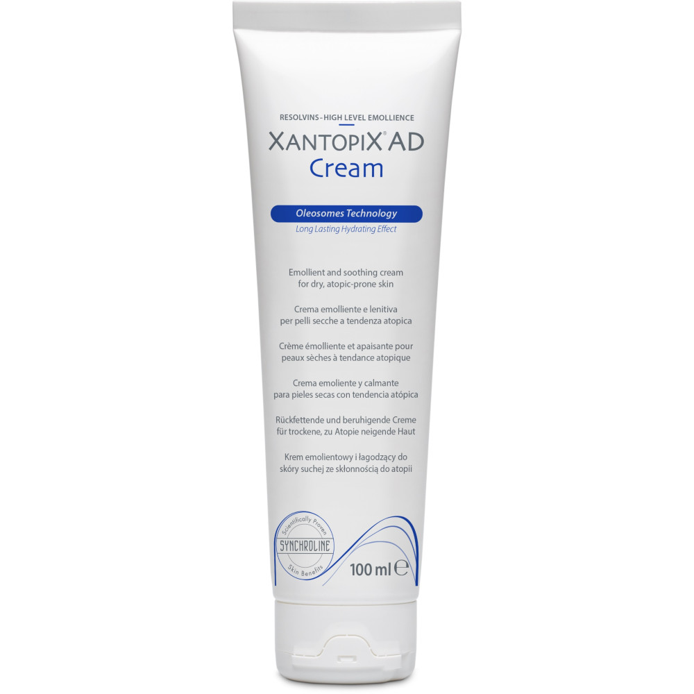 SYNCHROLINE XANTOPIX AD успокояващ и омекотяващ крем за тяло с олеозоми за суха и атопична кожа 100 мл - Грижа за тялото