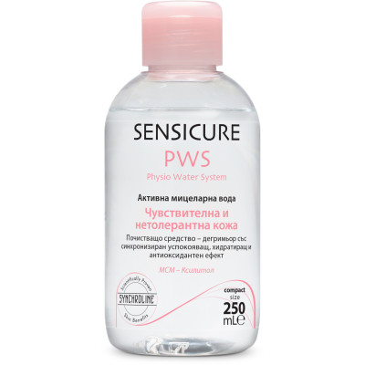 SYNCHROLINE SENSICURE PWS мицеларна почистваща вода за чувствителна кожа 250 мл