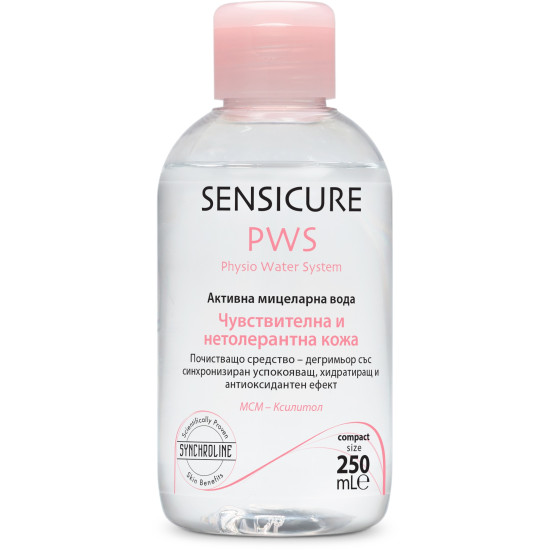 SYNCHROLINE SENSICURE PWS мицеларна почистваща вода за чувствителна кожа 250 мл