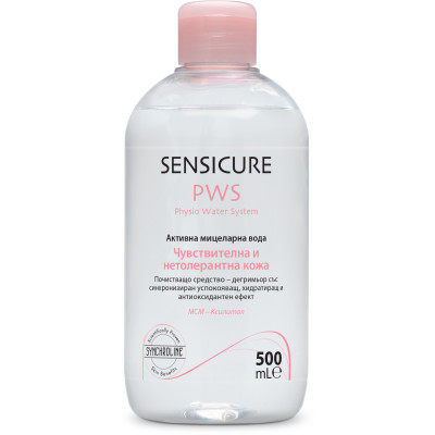 SYNCHROLINE SENSICURE PWS мицеларна почистваща вода за чувствителна кожа 500 мл