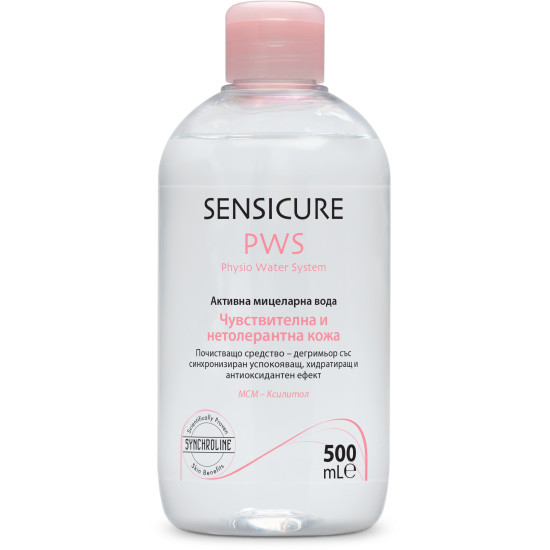 SYNCHROLINE SENSICURE PWS мицеларна почистваща вода за чувствителна кожа 500 мл