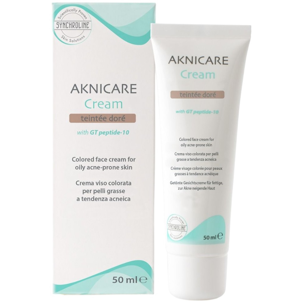 SYNCHROLINE AKNICARE крем за лице тенте доре за мазна и акнеична кожа 50 мл - Грижа за лицето