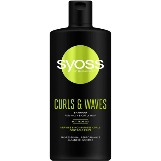 SYOSS CURLS & WAVES подхранващ шампоан за къдрава или чуплива коса 440 мл