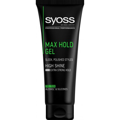 SYOSS MAX HOLD GEL гел за коса, 250 мл