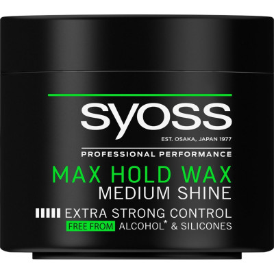 SYOSS MAX HOLD WAX вакса за коса, 150 мл
